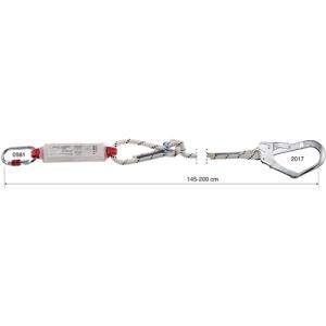 SHOCK ABSORBER ROPE ADJUSTABLE - Rope lanyard - C.A.M.P. Safety product supplied by HOGL Nigeria